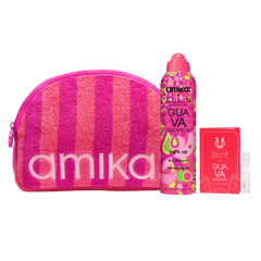 amika x Ellis Brooklyn limited-edition perk up GUAVA GRANITA dry shampoo bundle set