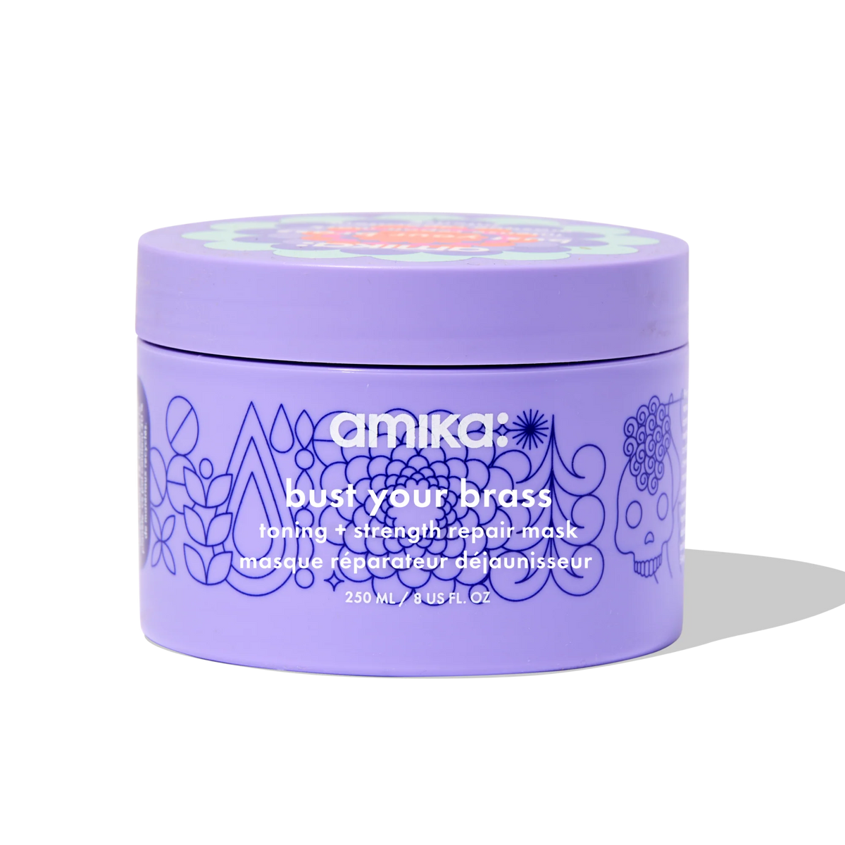 bust your brass toning + strength repair mask - 8 oz / 250 ml