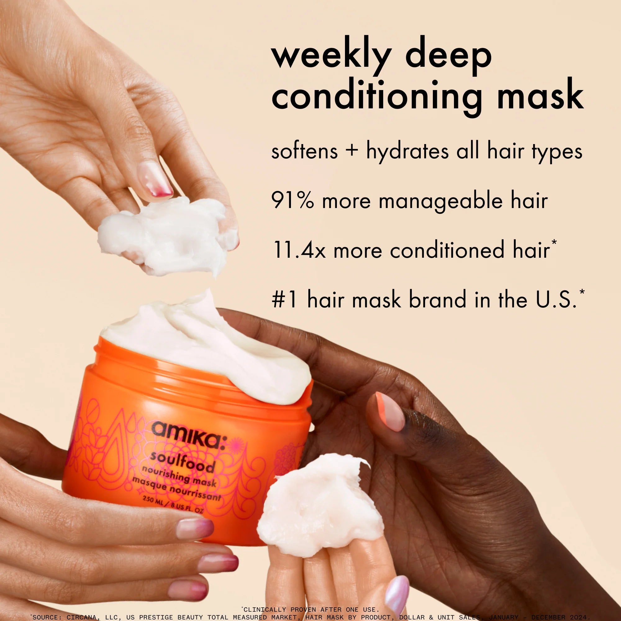 soulfood nourishing hair mask - 8 oz / 250 ml