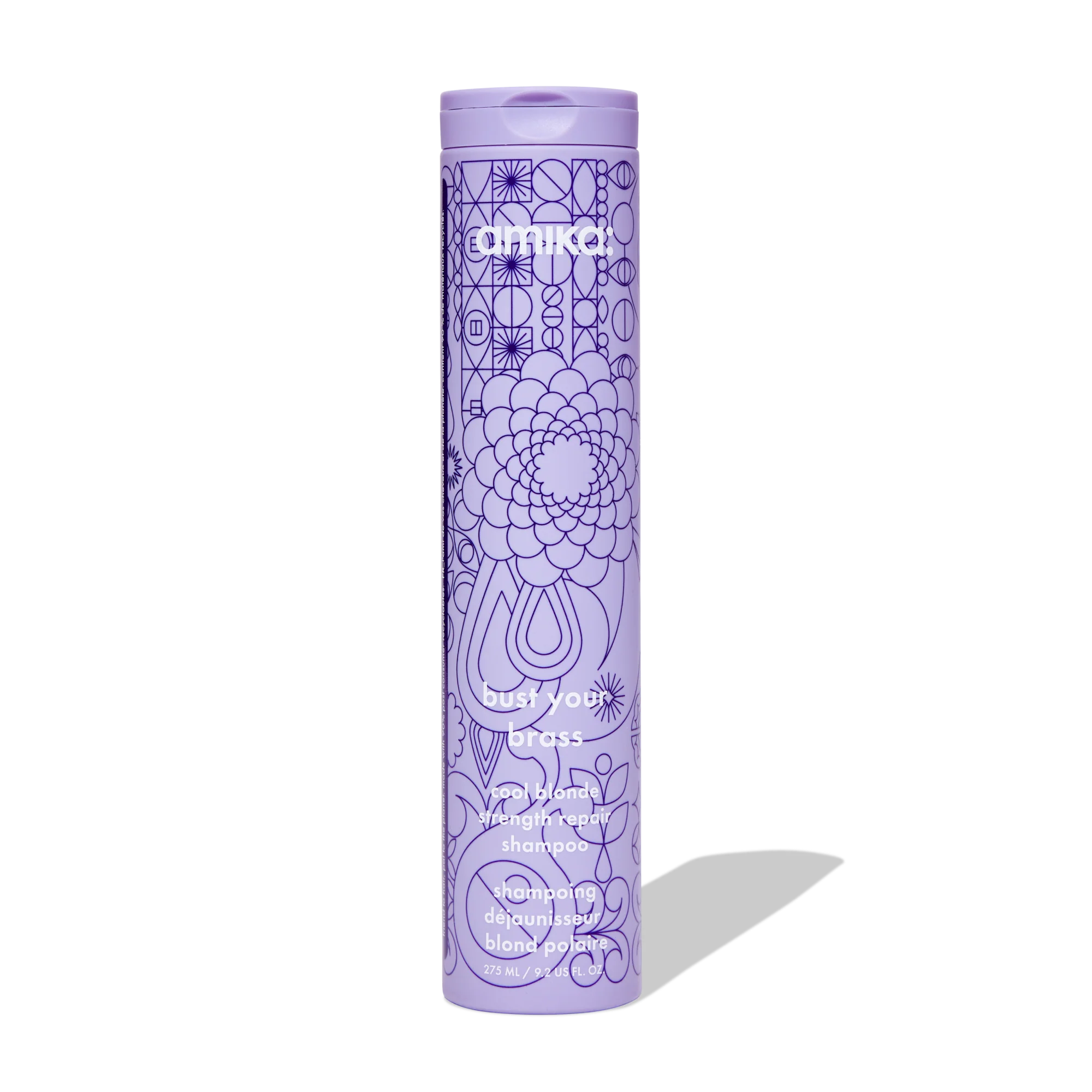 bust your brass cool blonde strength repair shampoo - 9.2 oz / 275 ml