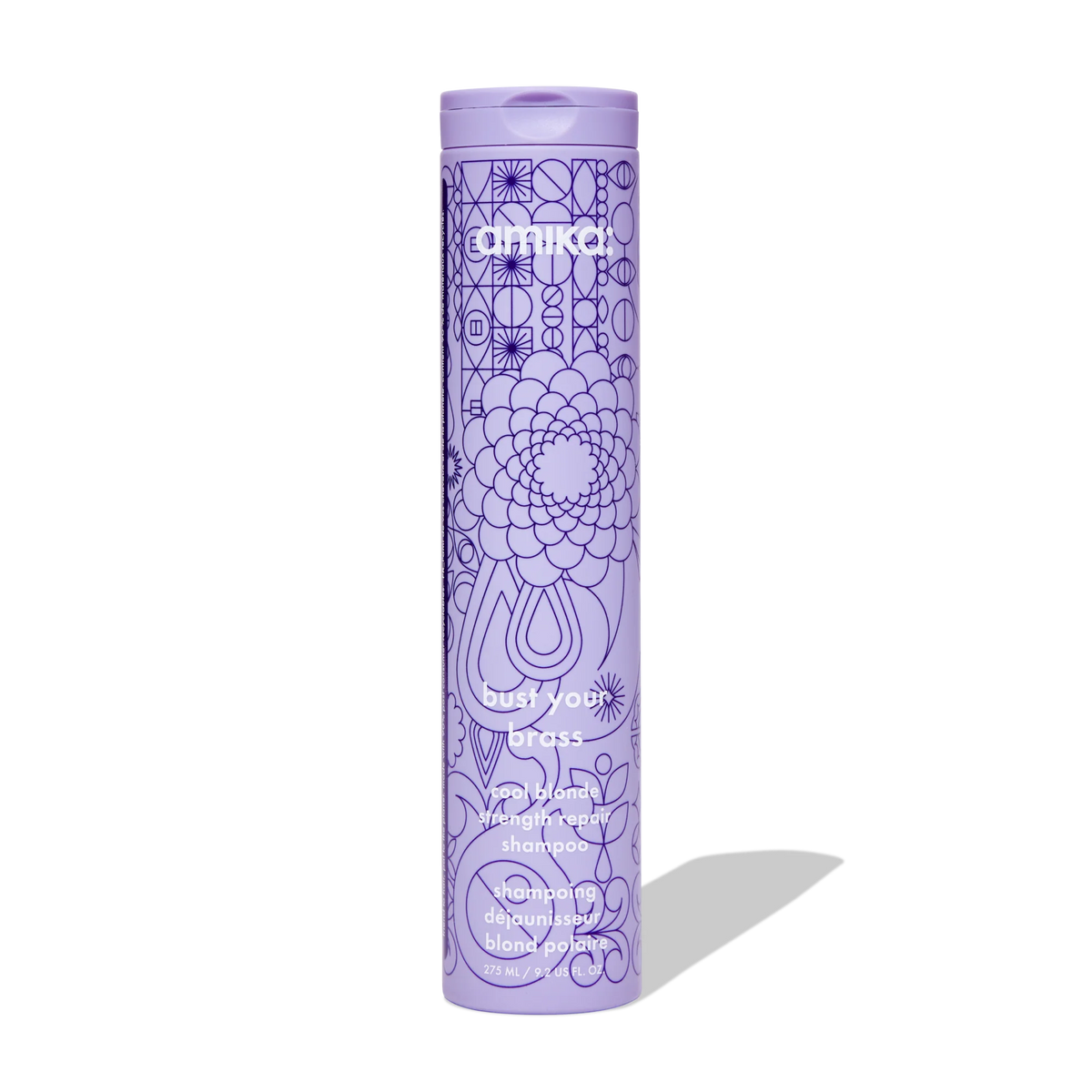 bust your brass cool blonde strength repair shampoo - 9.2 oz / 275 ml