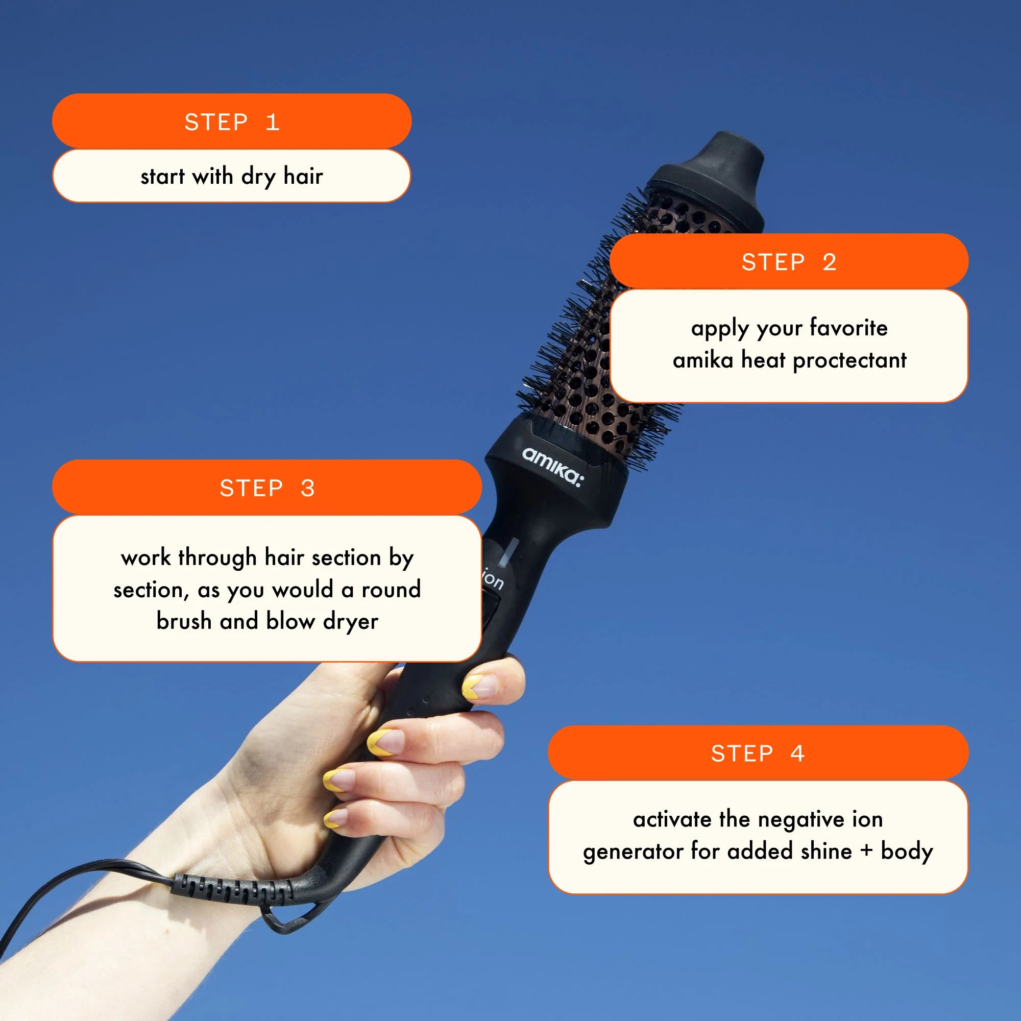 blowout babe thermal ionic hairbrush