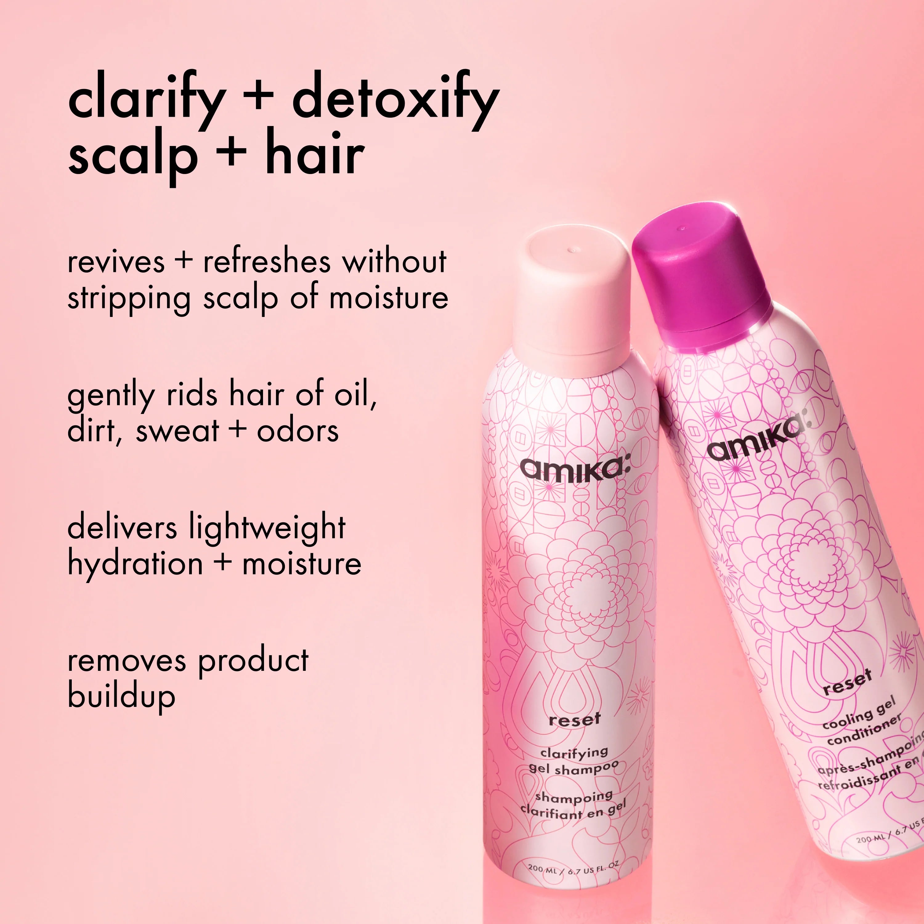 reset cooling gel hair conditioner - 6.7 oz / 200 ml