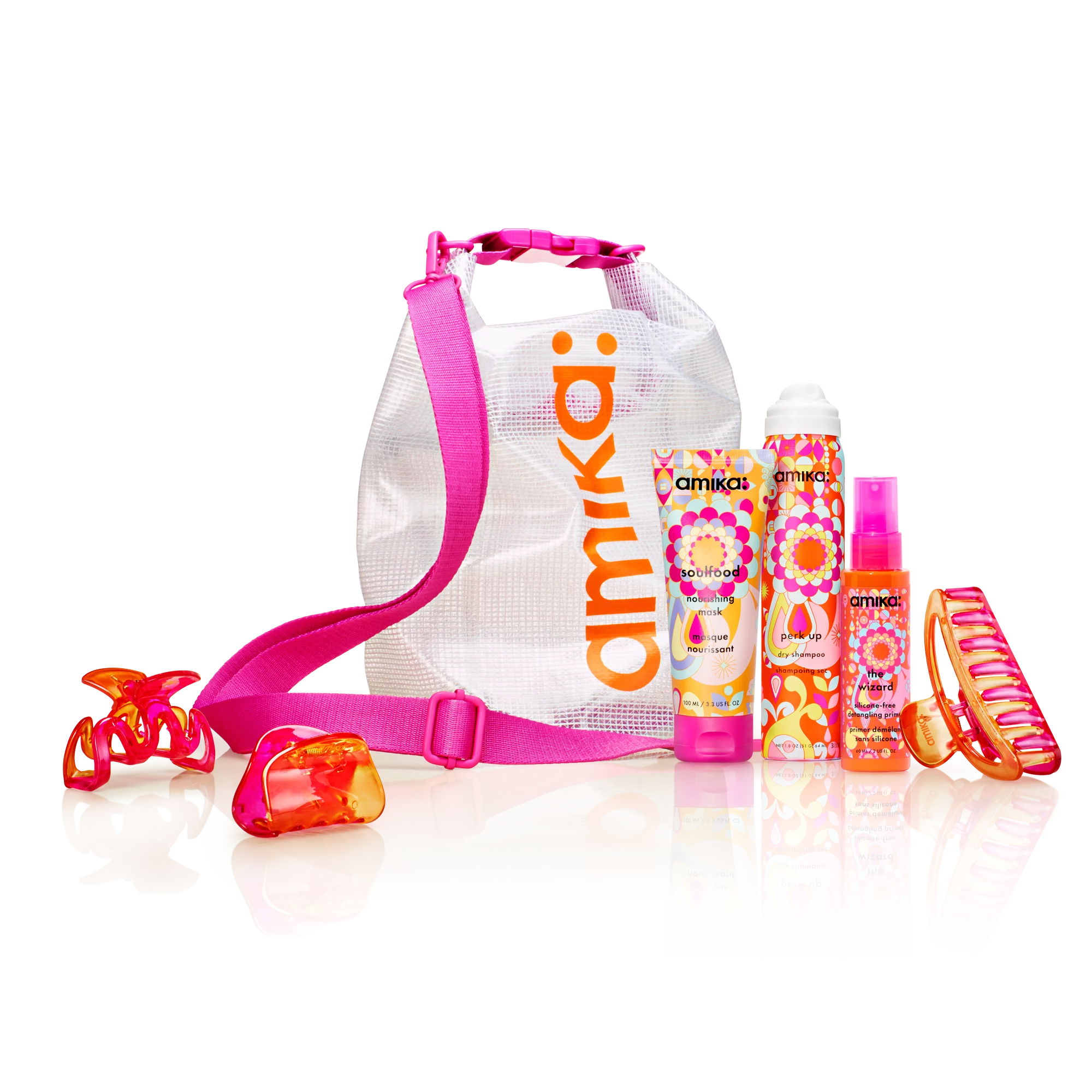 amika on-the-go signatures + accessories set
